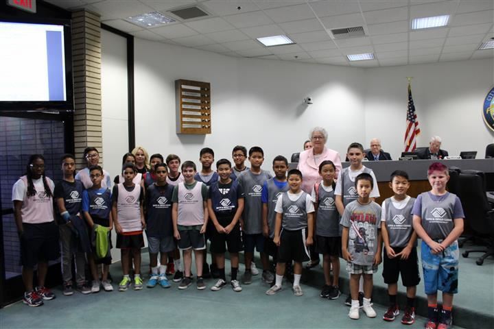 Boys and Girls Club Basketball Teams Certificates of Recognition